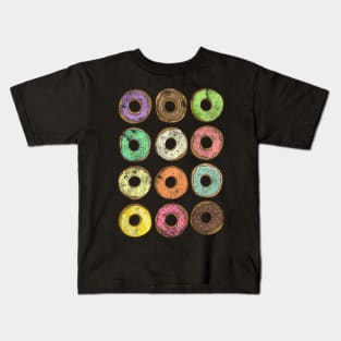 Colorful Donuts Kids T-Shirt